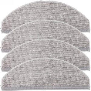 4 stuks microvezel dweildoeken Dweilen voor PADS Past op Eufy G50 L60 Hybrid- Robotstofzuigers - Wasbare herbruikbare dweildoeken Vervangende dweildoeken