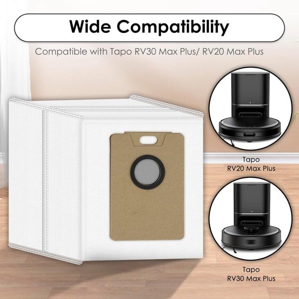 6 Stuks Vervangende Stofzakken voor Robotstofzuiger - Universele Compatibiliteit