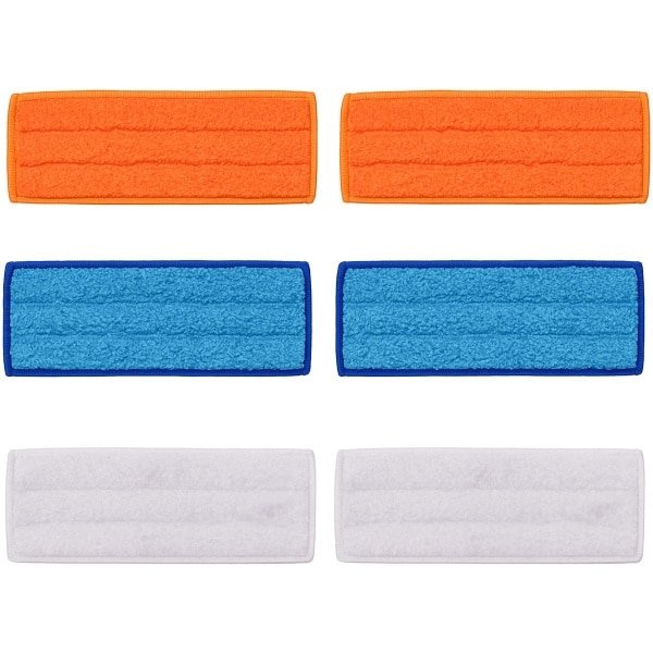 6x Dweil pads geschikt voor iRobot Braava Jet 240 / 241 / 244 Dweilrobot