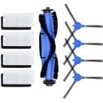 Accessoires Onderdelen - 9-Delig - Stofzuiger Onderdeel - Geschikt voor Eufy RoboVac 11S/15C/30C/25C/35C/15T Robotstofzuiger - Vervangende Onderdelen - Met 1 Hoofdborstel, 4 Zijborstels, 4 HEPA-Filters
