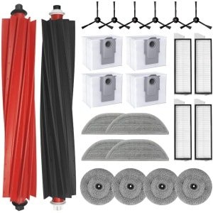 Allecto - - Accessoires Set - Robotstofzuiger Onderdelen - 24 Delen - Vervangingsset - Compleet - Geschikt voor Roborock S8 MaxV Ultra - Schoonmaakac.