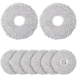 Allecto - - Mopdoeken voor Robotstofzuiger - Microvezel Mop Pads - 8 Stuks - Geschikt voor Xiaomi en Dreame - Hoogwaardige Accessoires - Ideaal voor .