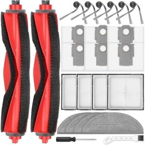 Allecto - - Robotstofzuiger Accessoires - Compleet Set voor Roborock Q10 S5+ - Inclusief Borstels en Filters - Hoogwaardige Materialen - Ideaal voor .