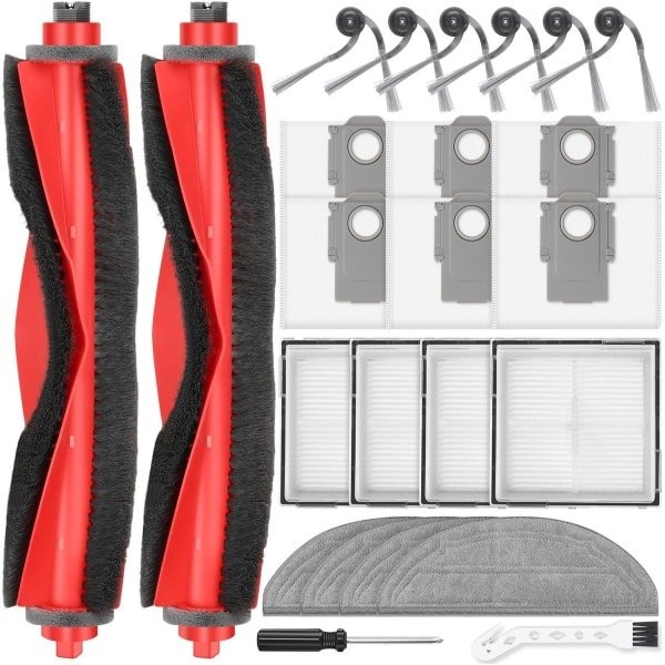 Allecto - - Robotstofzuiger Accessoires - Compleet Set voor Roborock Q10 S5+ - Inclusief Borstels en Filters - Hoogwaardige Materialen - Ideaal voor .