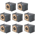 Allecto - - Stofzakken - Vervangende stofzakken - Grote capaciteit - Lichtgrijs - Accessoires voor robotstofzuiger - Geschikt voor Eufy Clean X8 Pro/.