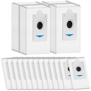 Allecto - - Vervangende Stofzakken - Robotstofzuiger Accessoires - Groot Capaciteit - Actieve Koolfilter - 15 Stuks