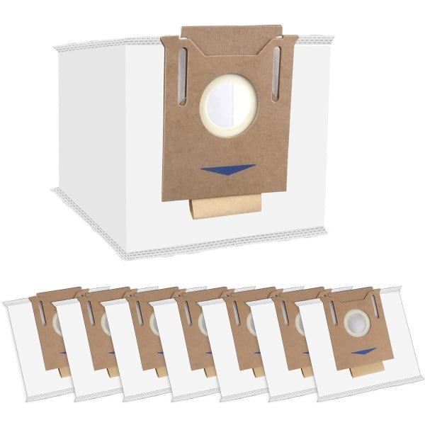 Allecto - - Vervangende Stofzakken - Robotstofzuiger Accessoires - Ideaal - 8 Stuks - Hoogwaardige Filterzakken - Geschikt voor T...