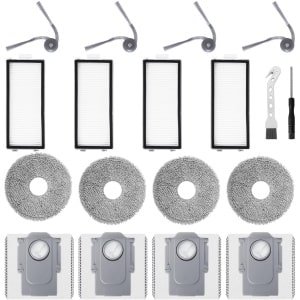 Allecto - - Vervangingsonderdelen - Robotstofzuiger accessoires - Voor optimale prestaties - Geschikt voor Roborock Saros Z70 - Inclusief HEPA-filter.