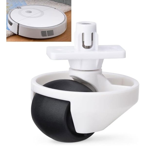 Allecto - - Voorwiel Roller - Vervangingsonderdeel - Stil en flexibel - Universeel - Robotstofzuiger Accessoire - Geschikt voor Roborock S serie