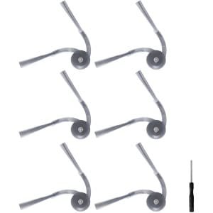 Allecto - - Zijborstels - Accessoires voor Robotstofzuiger - Geschikt voor Roborock Q Revo Curv/Edge - Hoogwaardige Plastic Materialen - Efficiënt St.