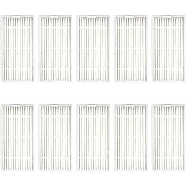Cosensi - Vervangingsfilter - Filter - Hoogwaardige filtratie - 10 stuks - Efficiënt en wasbaar - Geschikt voor Robotstofzuiger - Ilife X3 V3 ...