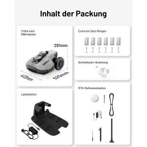 Draadloze Robotgrasmaaier NetRTK+Vision - App & 4G Module - Slimme AI Obstakeldetectie - 700 m² Bereik (Max. 1100 m²) - 50% Helling - Verstelbare Maaihoogte - 190 mm Maaibreedte