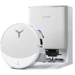 ECOVACS DEEBOT T90 OMNI - Robotstofzuiger met dweilfunctie- 30.000 Pa - OZMO roller dweil -TruEdge randreiniging -ZeroTangle 4.0 Anti-tangle -OMNI station Zelfreinigend-AIVI 3D obstakelvermijding- Voor harde vloeren & tapijt-Wit-T80 Upgrade