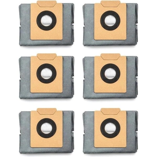 Eufy 6-Pack Stofzakken met Grote Capaciteit - Compatibel met C20 Omni Robotstofzuiger