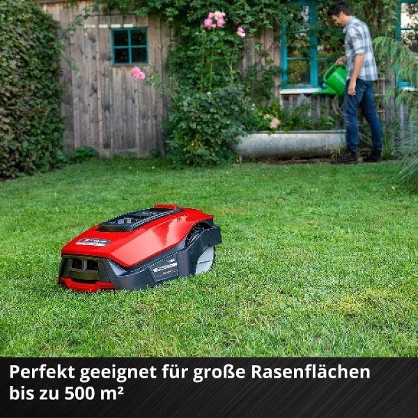 Freelexo 500 BT Robotgrasmaaier - 500 m² Bereik - Multi-Zone Maaimodus - Bluetooth & App-bediening - 18 cm Maaibreedte - Verstelbare Maaidiepte 20-60 mm - Hellingen tot 35% - Inclusief 2.5Ah PXC Accu