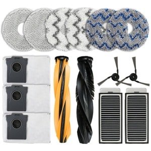 Geschikt voor Dreame X50-accessoires, geschikt voor X50 PRO/S40/X40 verbeterde versie robotstofzuiger, zijborstel/mop vervangingsonderdelen, set