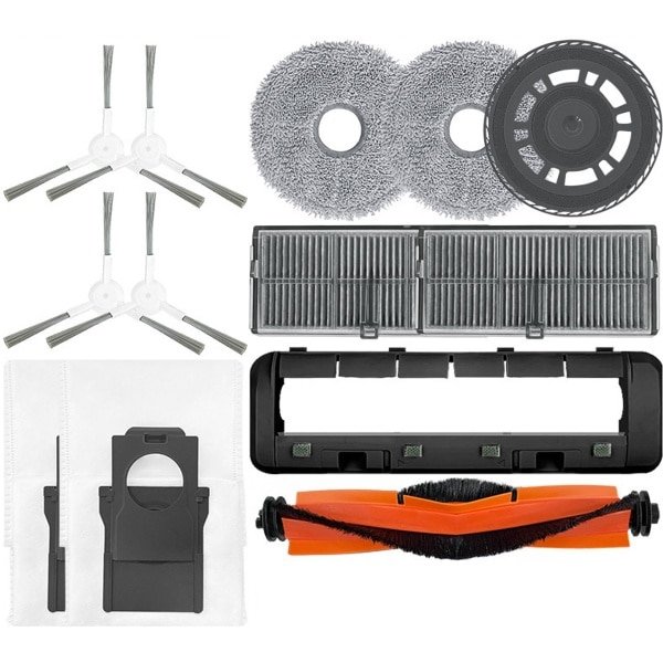 Geschikt voor Dreame-stofzuiger, robotstofzuiger accessoires, geschikt voor X30 ULTRA, roterende borstel/hoofdborstel/zijborstel/filter/mop