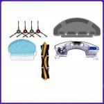 Geschikt voor Ecovacs T9/T8/T5 accessoires, hoofdborstel, zijborstel, doek, watertank, set, vervangende onderdelen voor de robotstofzuiger