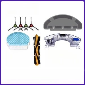 Geschikt voor Ecovacs T9/T8/T5 accessoires, hoofdborstel, zijborstel, doek, watertank, set, vervangende onderdelen voor de robotstofzuiger