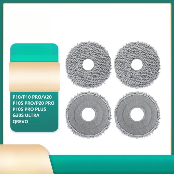 Geschikt voor Stone P10/P20/V20/G20S Ultra/Qrevo accessoires, dweil, robotstofzuiger doek, 8 vervangende dweilen, dweilaccessoires