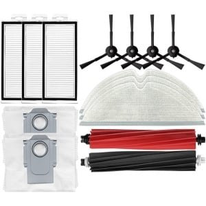 Geschikt voor Xiaomi Stone robotstofzuiger, accessoires, geschikt voor Q5 MAX/Q8 Max, hoofdborstel, zijborstel, filter, doek, stofzak