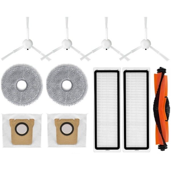 Geschikt voor accessoires van de geschikt voor Xiaomi Mijia robotstofzuiger, geschikt voor X20/X20 PLUS, hoofdborstel/zijborstel/filter