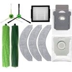 Geschikt voor iRobot robotstofzuiger accessoires, geschikt voor ROOMBA COMBO J7 accessoires, hoofdborstel/zijborstel/filter/mop/stofzak