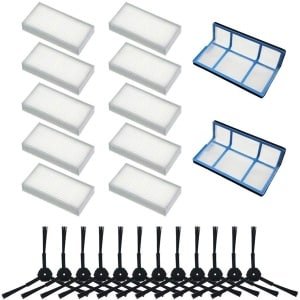Golden crown - WuYan Primair Stoffilter Zijborstel - Efficiënt HEPA-Filter - Geschikt voor ilife robotstofzuigers - Vervangingsonderdeel - Ideaal voor