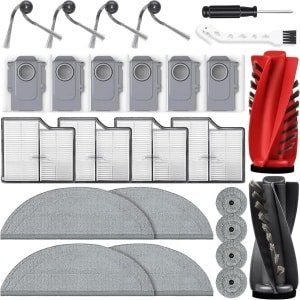JGS Premium - Accessoires Set voor Robotstofzuiger - 26 stuks - Hoofdborstels, Stofzakken, Reinigingsdoeken, Zijwissers, Filters, Zijborstels, Reinigingsborstel, Schroevendraaier