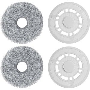 JGS Premium - Vervangende mopdoeken en houder voor ultra reinigingsmiddel - Accessoires geschikt voor robotstofzuigers