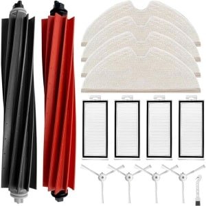 Kit d'accessoires voor robotaanzuiger Roborock Q8 Max/Q8 Max+/Q5 Pro-stukken voor vervanging voor robotstofzuiger Roborock Q8 Max/Q8 Max+/Q5 Pro-stukken voor vervanging 2 Brosse à rouleau 4 Filters 4
