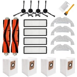 ONF3 - Accessoireset voor Robotstofzuiger - 20 Stuks - Inclusief Hoofdborstels en Filters - Geschikt voor Dreame Bot Z10 Pro L10 Plus - Complete...