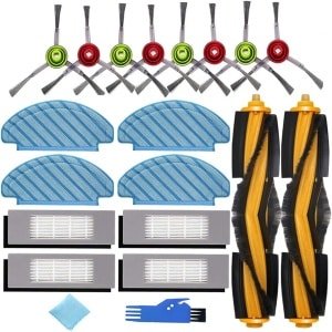 Reserveonderdelen Robotstofzuiger - Stofzuigeronderdelen Set - Stofzuigen Huis - Hoogwaardige Materialen - 18 Stuks - Wit