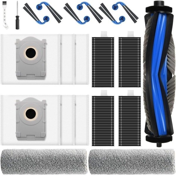 Reserveonderdelen Stofzuiger - Accessoireset Robotstofzuiger - Robotstofzuiger Onderhoud - 21 Delige Set - Standaard Maat - Wit