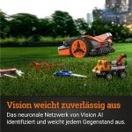 Robotgrasmaaier Landroid Vision S250 - 250 m² - AI Obstakeldetectie - WLAN & Bluetooth - App-bediening - Zonder Begrenzingskabel - Hedgehog Protection