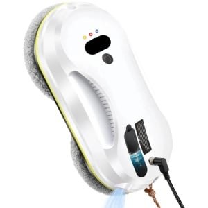 Robotstofzuiger - Robotstofzuiger met Dweilfunctie - Roborock - Raam Robotstofzuiger - 240V - 800W - Wit