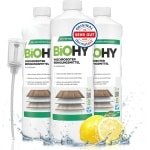 Schoonmaakmiddel voor dweilrobots - Vloerreiniger voor houten vloeren zoals parket en laminaat - Streeploze glans en frisse geur (3 x 1L)