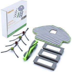 Set van 4 zijborstels met rol en moppen voor robotstofzuigers