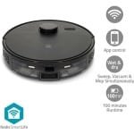 SmartLife Robotstofzuiger - 4500 Pa Zuigkracht - Dweilfunctie - met App