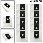 Stofzakken Vervanging voor Robotstofzuiger - Geschikt voor RV30 Plus/RV10 Plus - Grote Capaciteit (4 of 10 Stuks)