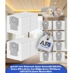Stofzakken gescht voor Roborock Qrevo Series/QV35S/35A,Qrevo S/Pro,Qrevo Curv/Edge,Qrevo S5V/Saros 10R/10/Z70,Qrevo Master/Slim Robotstofzuiger Accessoires,10 Stuks 3L Stofzuigerzakken met Hoge Capaciteit