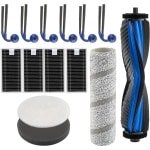 Stofzuiger Accessoireset - Reserveonderdelen Kit - Robotstofzuiger Onderhoud - 14-delige Complete Set - 14 Stuks - Wit Grijs