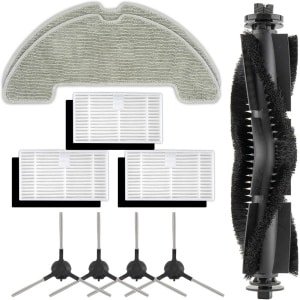 Stofzuiger Accessoireset - Robotstofzuiger Onderdelen - Huis Schoonmaken - 10 Delige Compleet Set - 10 Stuks - Wit