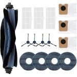 Stofzuiger - onderhoudsset- Geschikt voor Eufy Robotstofzuiger OMNI C20 - met 3 stofzuigerzakken - 1Roterende borstel - 4zijborstels - 4dweildoeken - 3Filter - 15 stuks