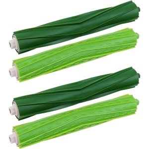 Stofzuigeronderdelen - Reserveonderdelen Robot - Robotstofzuiger Reinigen - Klitvrije Rubberen Borstels - 2 Sets