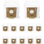 Stofzuigerzakken Robotstofzuiger - Stofzakken Vervanging - Robotstofzuiger Onderhoud - 4-Laags Filtratie - 12 Stuks - Wit