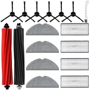 Store_9 - Robotstofzuiger Accessoires - 17 stuks - Hoofdborstels en Filters - S8 Pro Ultra - Reinigingsdoeken - Geschikt voor Roborock S8 Pro Ultra