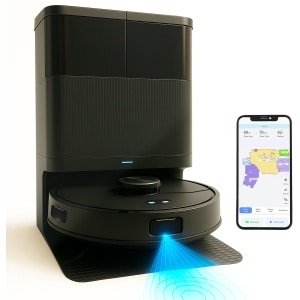 SwayTosh Nobilenta V2 - Robotstofzuiger Met Dweilfunctie - 10.000Pa - 2025 - AI Intelligence - Zelfreinigend Station & Auto-Dweilpad Reiniging - Drempels Tot 3 Cm - Volledig Beheer Via App - Robotstofzuiger Met Laadstation