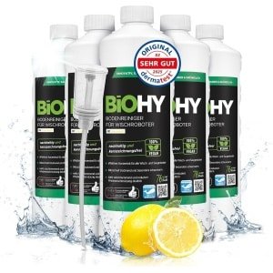 Vloerreiniger voor dweilrobots | 6x1L concentraat voor alle natte veeg-/zuigrobots | Duurzaam, ecologisch & met frisse geur