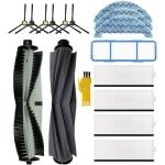 vervangende accessoiresset Geschikt voor ZACO ILIFE A9s A7 X785 X750 X800 robotstofzuiger 16 pakken 2 hoofdborstels, 4 Hepa-filters, 1 primair filter, 6 zijborstels, 3 dweildoeken